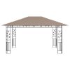 13'x10'x9' Taupe Gazebo with Mosquito Net