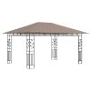 13'x10'x9' Taupe Gazebo with Mosquito Net