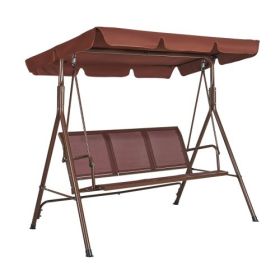 3-Person Outdoor Canopy Porch Swing Chair