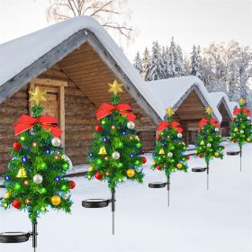 Solar Christmas Tree Pathway Lights