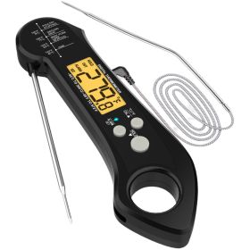 Folding Waterproof Electronic Barbecue Thermometer