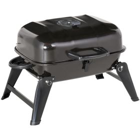 Outsunny 14" Tabletop Portable Charcoal BBQ Grill