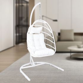 Outdoor/Indoor Hanging Hammock Egg Chair with Stand