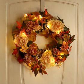 Thanksgiving / Autumn Maple Leaf Wreath