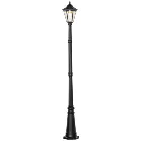 Outsunny 8' Solar Vintage Street Lamp Light Post