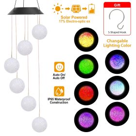 Color Changing LED Light Ball Wind Chimes