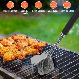 Stainless Steel BBQ Grill Cleaning Brush