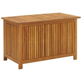 Solid Wood Acacia Patio Storage Box 35.4"x19.7"x22.8"