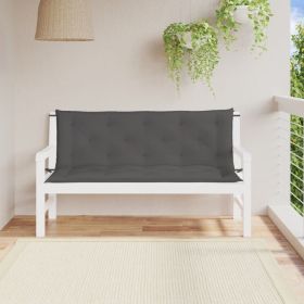 Anthracite Garden Bench - 59.1"x19.7"x2.8"