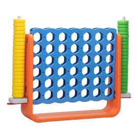 Orange & Blue Giant 4 In a Row Game Set