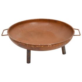 Steel Fire Pit 26.6"x22.8"x8.9"