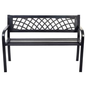 Outdoor Steel Framed Park / Garden Bench