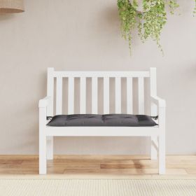 Anthracite Garden Bench Fabric Cushion 39.4"x19.7"x2.8"