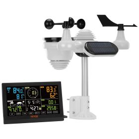 7-in-1 Digital Wireless Weather Station 7.5" Color Display