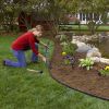 No-dig Black Plastic Landscape Edging Kit 2" x 32.8'